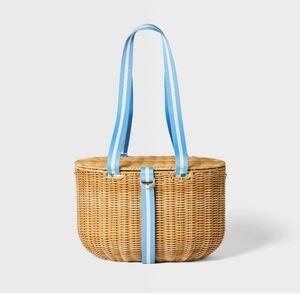 Roller Rabbit x Target Woven Picnic Basket